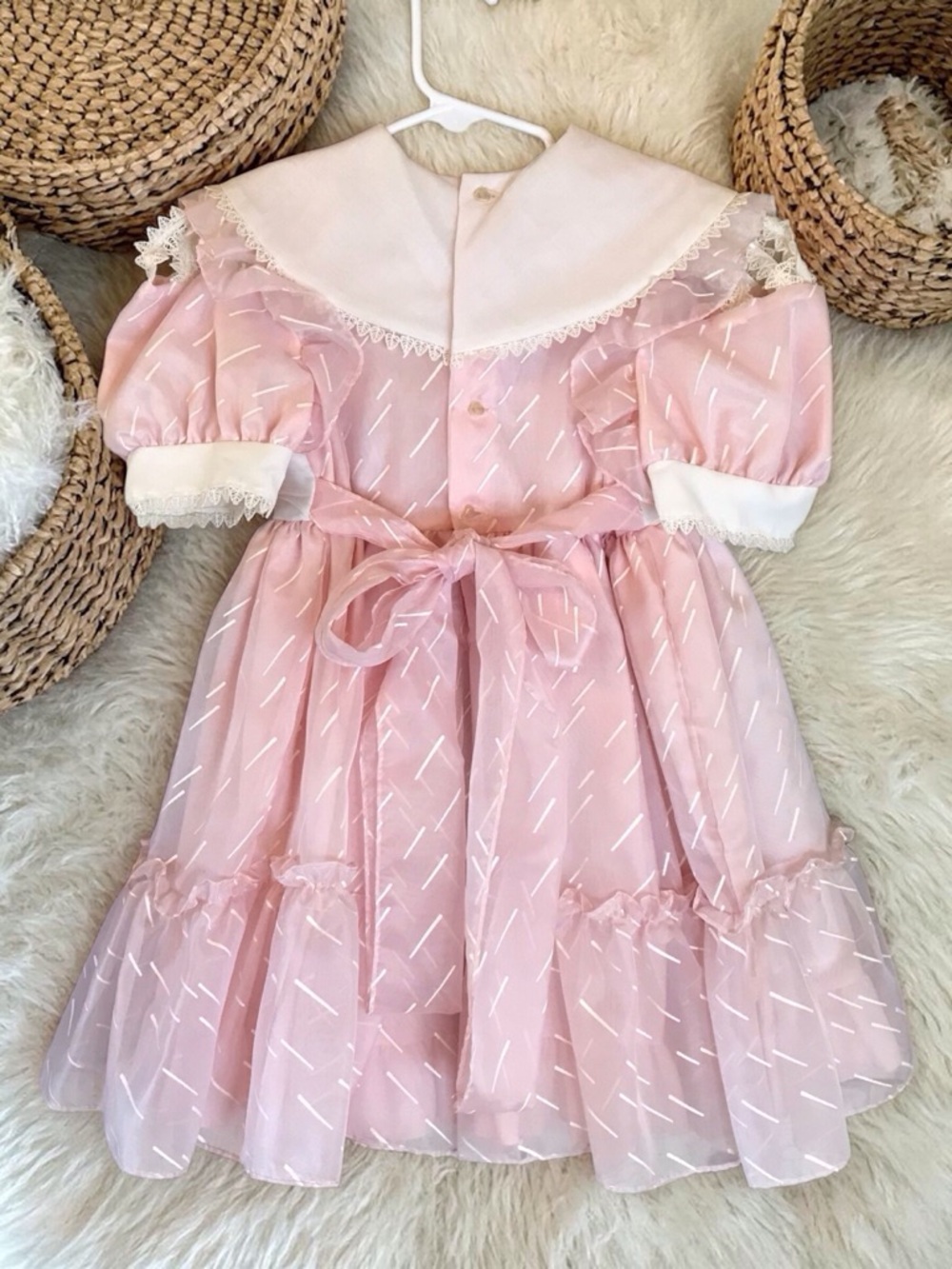 Vintage Martha’s Miniatures pink pageant party dress size 6 - Picture 3 of 9